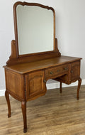 Dressing Table with Mirror Vintage French Oak Louis Vanity Table Makeup LOT 63172