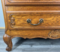 Chest of Drawers Vintage French Oak Louis XV Style Carved Cabinet LOT 43214