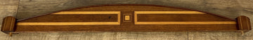 Pediment Antique French Style Inlaid Decorative Crest LOT 61790