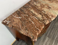 Chest of Drawers Vintage French Style Marble Top Walnut Cabinet LOT 478112
