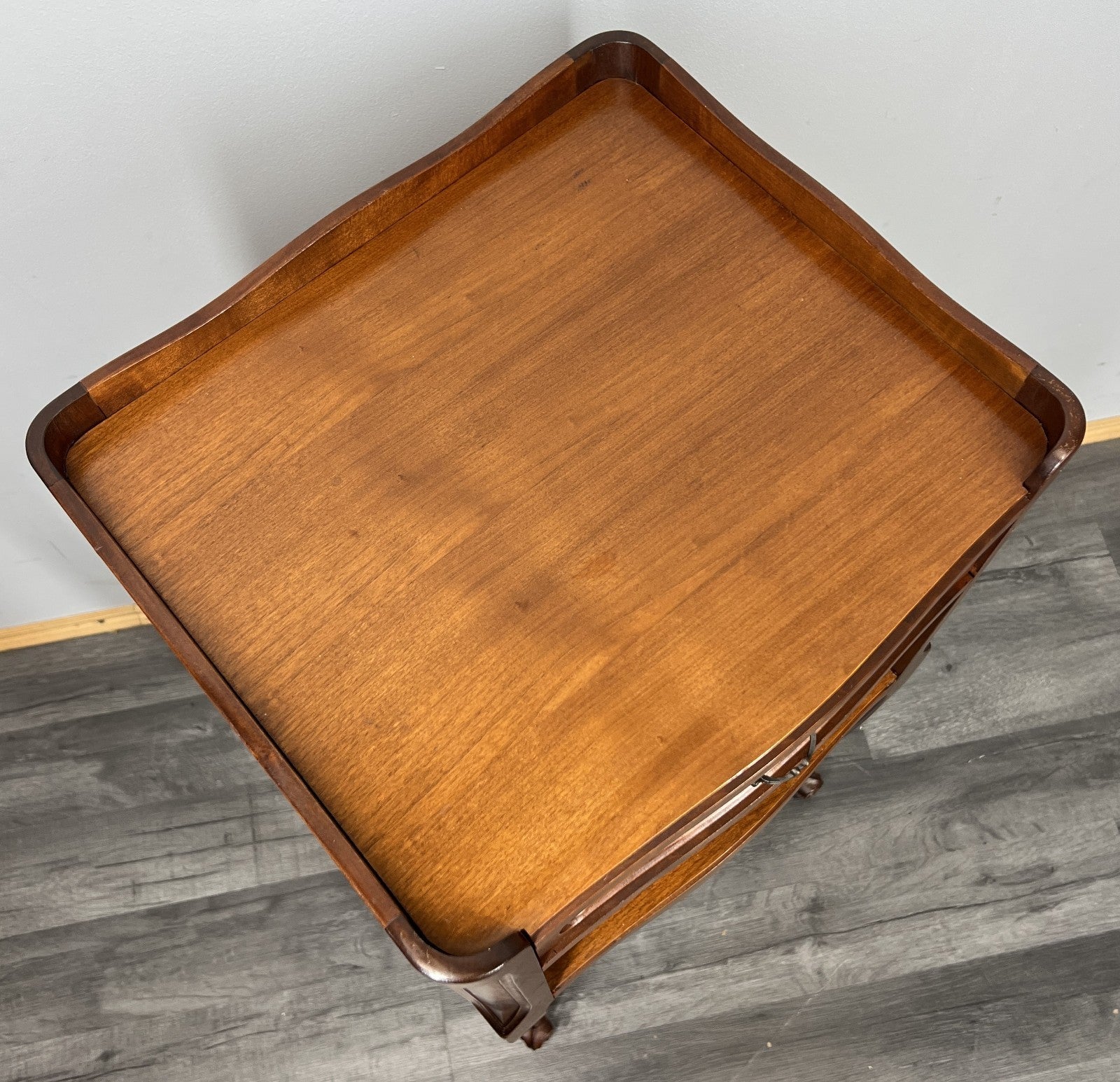 Pair of Bedside Tables Vintage French Louis Carved Nightstands Cabinets LOT 44279