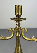 Candelabra Vintage French Style Brass Three Arm Candle Holder LOT 51615