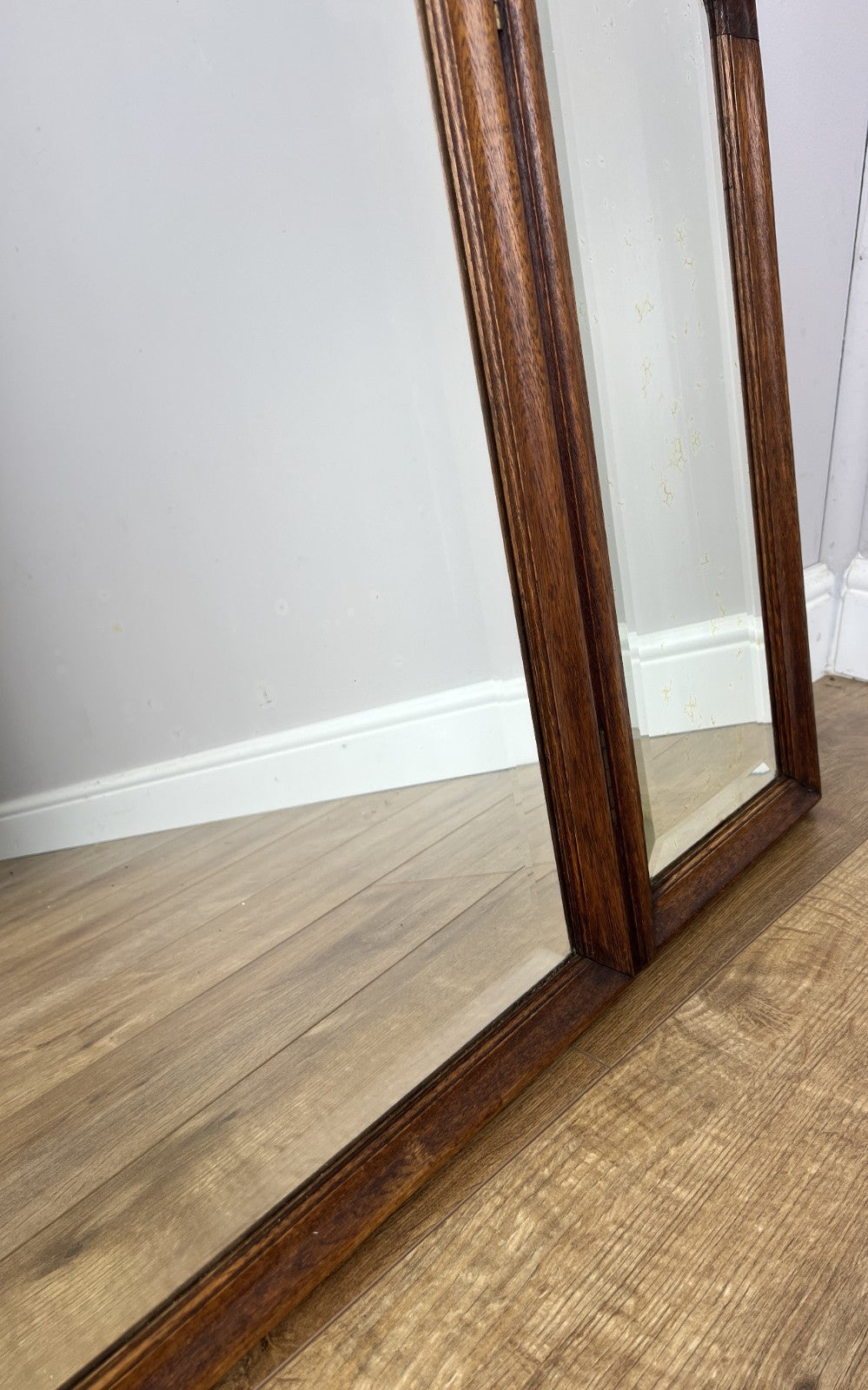 Mirror Antique French Oak Triple Folding Carved Dressing Table Mirror LOT 61376
