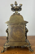 Clock Vintage French Style Mantel Clock Garniture With Candelabras LOT 464910