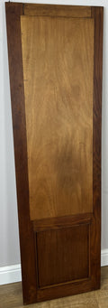 Mirror Antique French Style Oak Wardrobe Door Mirror Carved Panel LOT 61894