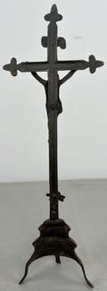 Crucifix Vintage French Style Religious Ornate Cross Freestanding LOT 64264