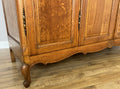 Wardrobe Vintage French Louis XVI Style Four Door Oak Carved Armoire LOT 60807