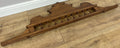 Pediment Antique French Style Oak Hand Carved Decorative Crest LOT 61682