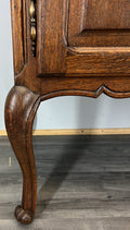 Cabinet Vintage French Louis XVI Style TV stand Desk Oak Sideboard LOT 45163