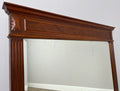 Mirror Antique French Walnut Wall Mirror Carved Decorative Frame LOT 64053