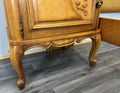 Bed Vintage French Louis XVI Double Bed Frame with Bedside Tables LOT 46289