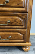 Chest of Drawers Vintage French 4 Drawers Cabinet with Brass Handles LOT 44736