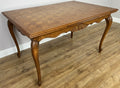 Dining Table Vintage French Louis XVI Carved Oak Extendable Table LOT 63562