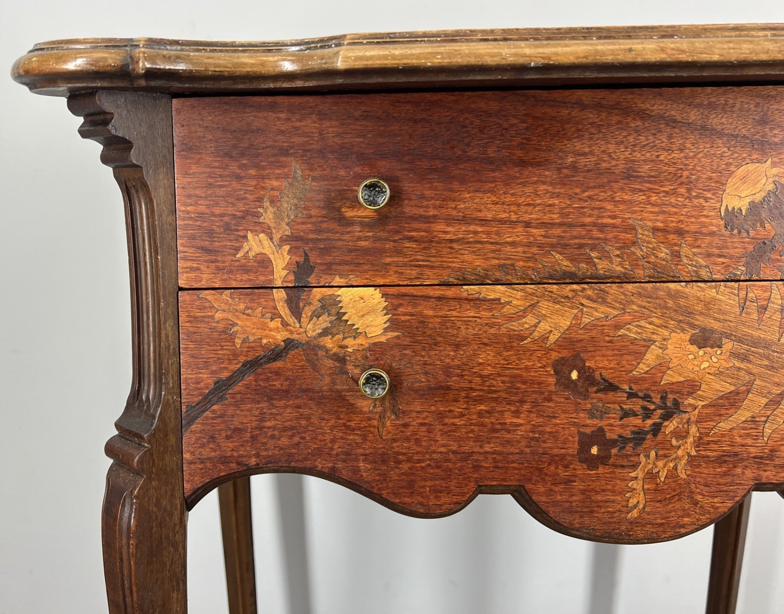 Cabinet Vintage French Louis XVI Style Oak Sideboard Carved Cupboard LOT 42906