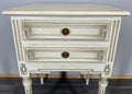 Pair of Bedside Tables Vintage Shabby Chic Louis Nightstands Cabinets LOT 43404