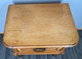 Bedside Table Vintage French Louis XVI Nightstand  2 Drawers Cabinet LOT 358610