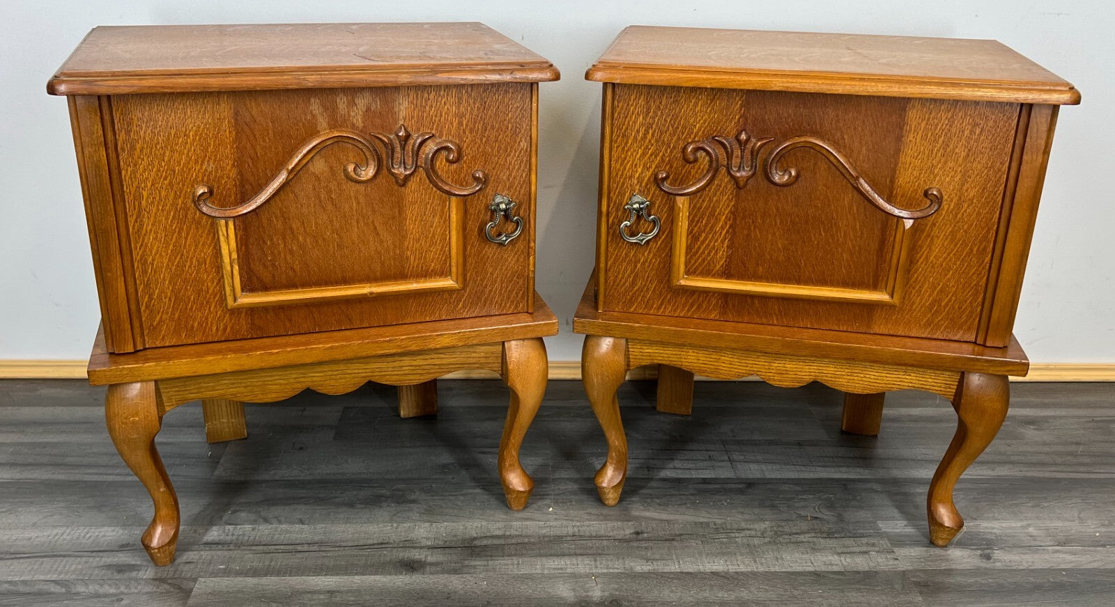 Amazing Pair French  Bedside Tables Cupboards Cabinets Louis XVI (LOT 2000)0