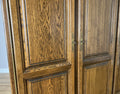 Wardrobe Vintage French Style Five Door Carved Armoire Cabinet LOT 61307