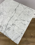 Bedside Table Antique French Style Marble Top Oak Cabinet Nightstand LOT 623511