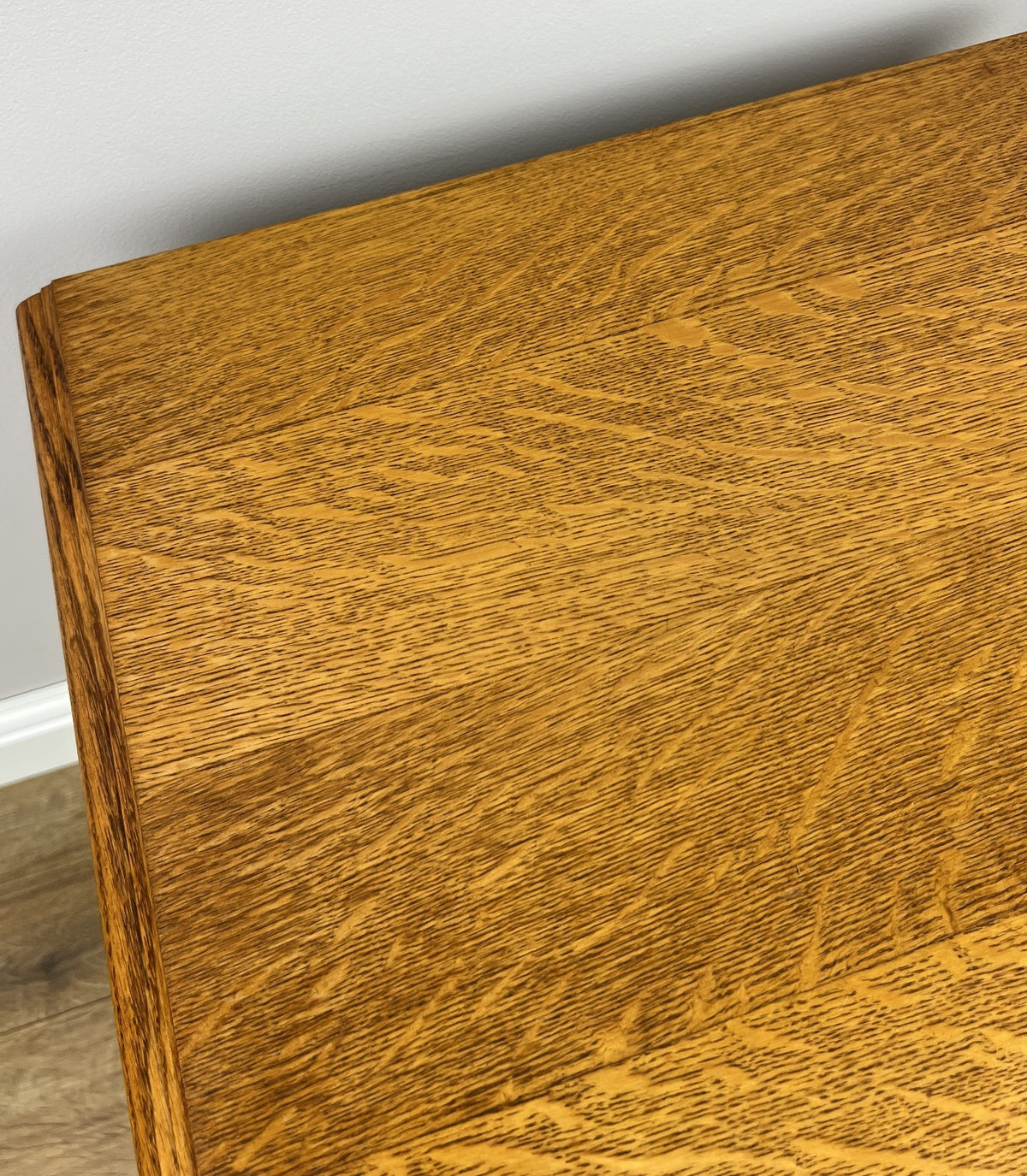 Bedside Table Vintage French Louis Style Oak Nightstand Carved Cabinet LOT 63058