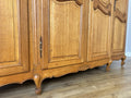 Wardrobe Vintage French Louis XVI Style Oak Four Door Carved Armoire LOT 64008