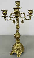 Candelabra Vintage French Style Brass Five Arm Ornate Candle Holder LOT 64231