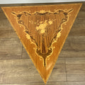 Vintage French Nested Triangle Inlaid Set 3 Pieces Carved Tables LOT 49065