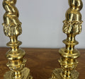 Candelabras Vintage French Style Pair Ornate Brass 52 cm Candlesticks LOT 46599