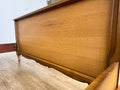 Bed Vintage French Louis XVI Style Double Frame Carved Headboard LOT 63918