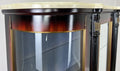 Cabinet Vintage French Style Empire Display Cabinet Marble Top Glass LOT 49775