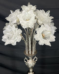 Floor Lamp Vintage French Style Standing Lamp Metal Floral Design LOT 48185