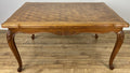 Dining Table Vintage French Louis XVI Carved Oak Extendable Table LOT 63570