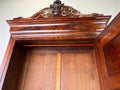 Wardrobe Antique French Style Mahogany Hidden Drawer Mirrored Armoire LOT 614817