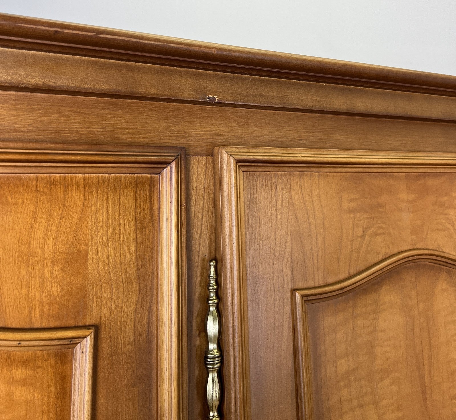 Wardrobe Vintage French Louis XVI Style Four Door Carved Armoire LOT 607910