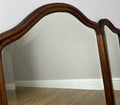 Mirror Antique French Oak Triple Folding Carved Dressing Table Mirror LOT 61374
