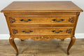 Chest of Drawers Vintage French Louis Oak 2 Drawers Carved Cabinet LOT 62321