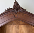Bookcase Antique French Style Oak Display Cabinet Carved Sideboard LOT 61554