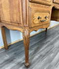 Cabinet Vintage French Louis XVI  TV stand  Carved Desk Oak Sideboard LOT 45158