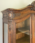 Bookcase Antique French Louis XVI Oak Display Cabinet Carved Sideboard LOT 61499