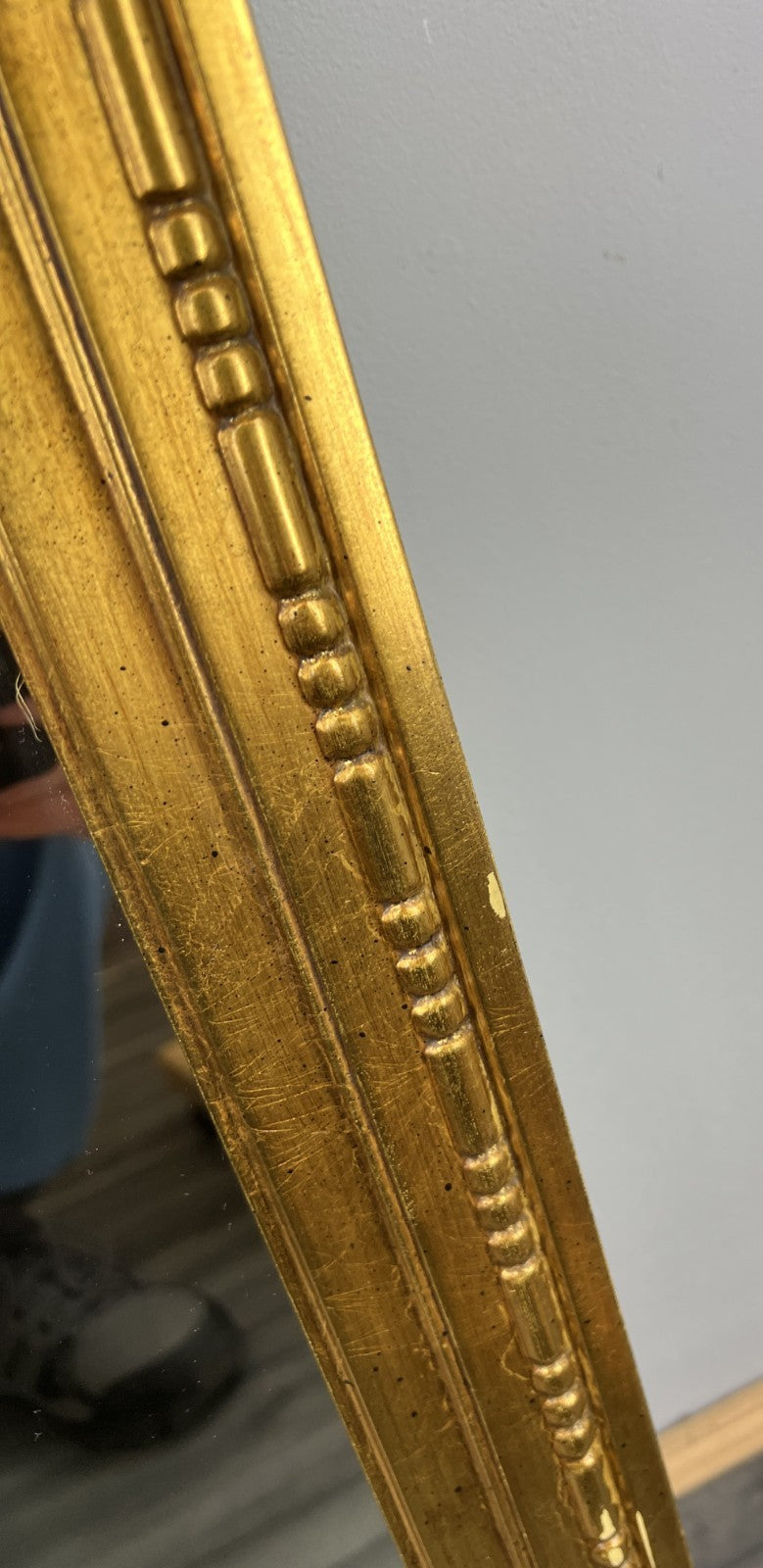 Vintage French Style Wall Mirror Carved Wall Frame LOT 45298