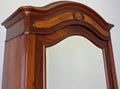 Wardrobe Antique French Style Mahogany Mirrored Carved Armoire Cabinet LOT 61573