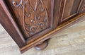 Wardrobe Vintage French Style Four Door Carved Armoire Cabinet LOT 61456