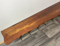 French Vintage Coat Rack Oak 7 Hooks Wall Shelf Carved Coat Hanger LOT 44927