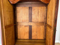 Wardrobe Antique French Two Door Mahogany Mirrored Carved Armoire LOT 615215