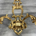 Pair of Wall Lights Vintage French Double Arm Ornate Rococo Sconces LOT 44105