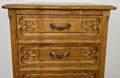 Chest of Drawers Vintage French Louis Oak 4 Drawers Carved Cabinet LOT 62314