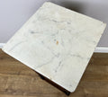 Bedside Table Antique French Style Marble Top Oak Cabinet Nightstand LOT 624612