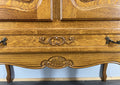 Cabinet Vintage French Louis XVI Oak Sideboard Carved Panels Cupboard LOT 43325