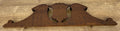 Pediment Antique French Style Oak Hand Carved Decorative Crest LOT 61728
