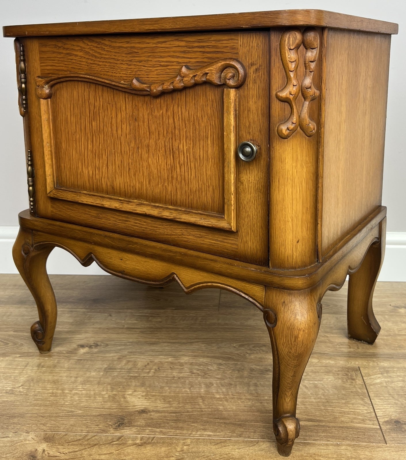 Pair of Bedside Tables Vintage French Louis XVI Nightstands Cabinets LOT 63654